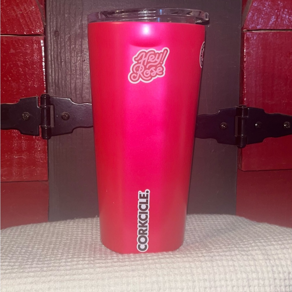 Corkcicle Hey Rose Red Tumbler
